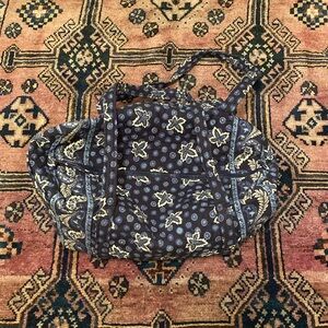 Vera Bradley quilted duffel bag